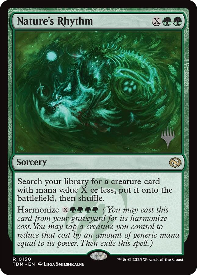 Nature's Rhythm (Promo Pack) [Tarkir: Dragonstorm Promos] Magic: The Gathering