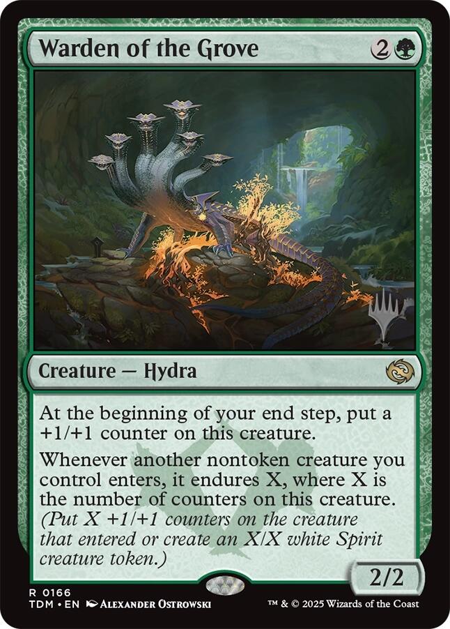 Warden of the Grove (Promo Pack) [Tarkir: Dragonstorm Promos] Magic: The Gathering