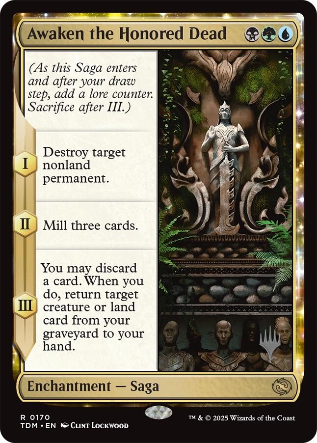 Awaken the Honored Dead (Promo Pack) [Tarkir: Dragonstorm Promos] Magic: The Gathering