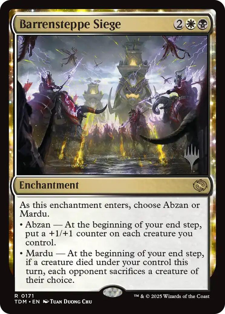 Barrensteppe Siege (Promo Pack) [Tarkir: Dragonstorm Promos] Magic: The Gathering
