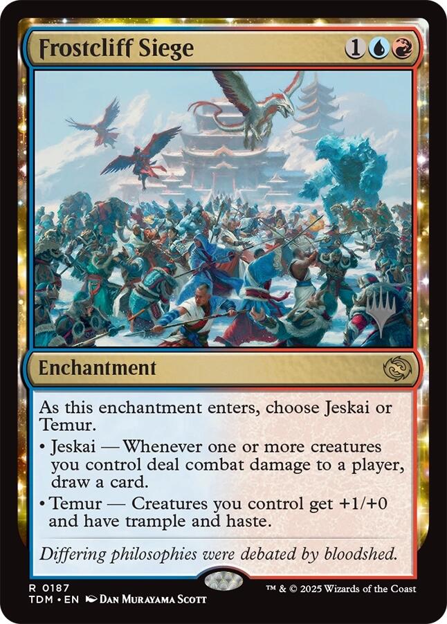 Frostcliff Siege (Promo Pack) [Tarkir: Dragonstorm Promos] Magic: The Gathering