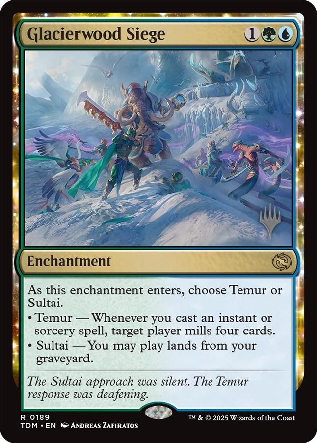 Glacierwood Siege (Promo Pack) [Tarkir: Dragonstorm Promos] Magic: The Gathering