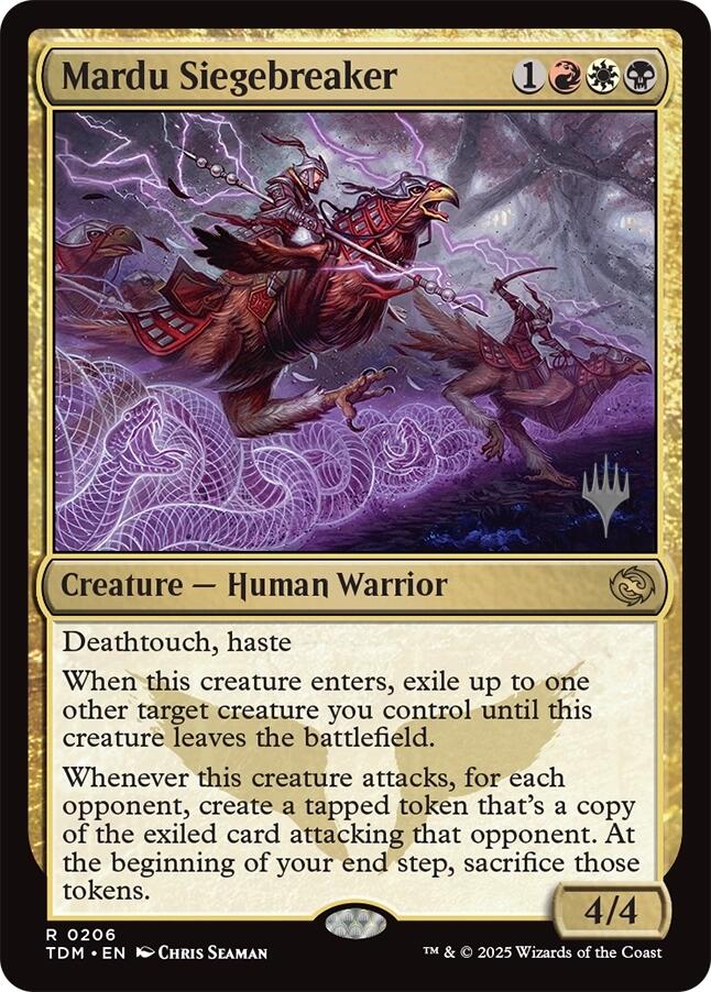 Mardu Siegebreaker (Promo Pack) [Tarkir: Dragonstorm Promos] Magic: The Gathering