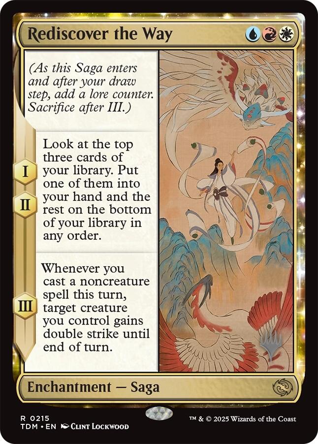 Rediscover the Way (Promo Pack) [Tarkir: Dragonstorm Promos] Magic: The Gathering
