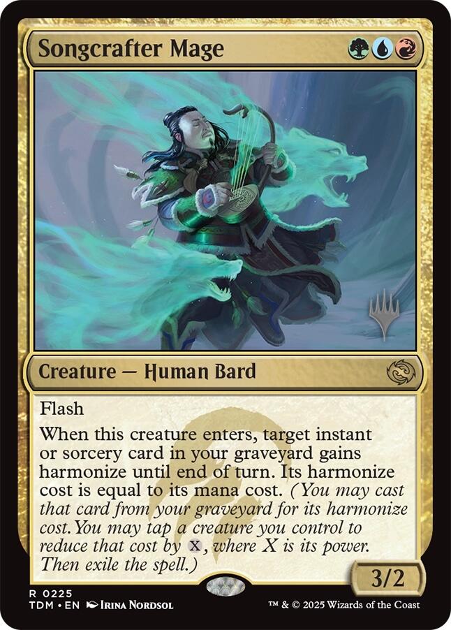 Songcrafter Mage (Promo Pack) [Tarkir: Dragonstorm Promos] Magic: The Gathering