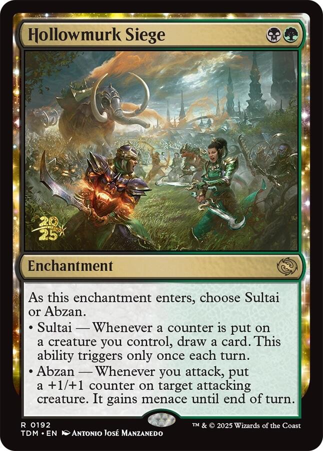 Hollowmurk Siege [Tarkir: Dragonstorm Prerelease Promos] Magic: The Gathering