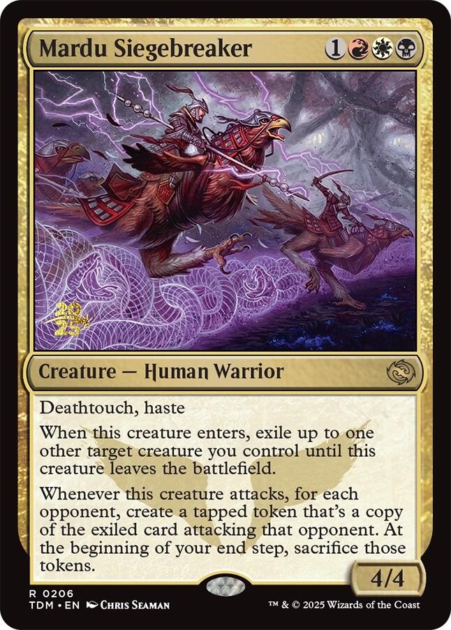 Mardu Siegebreaker [Tarkir: Dragonstorm Prerelease Promos] Magic: The Gathering