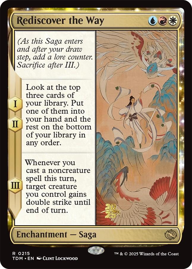 Rediscover the Way [Tarkir: Dragonstorm Prerelease Promos] Magic: The Gathering