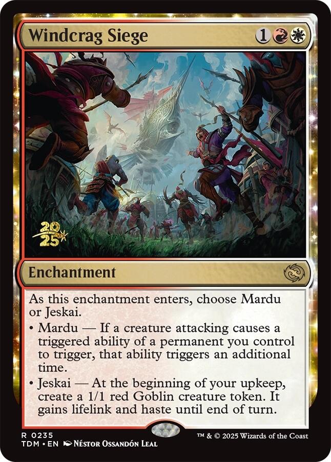 Windcrag Siege [Tarkir: Dragonstorm Prerelease Promos] Magic: The Gathering