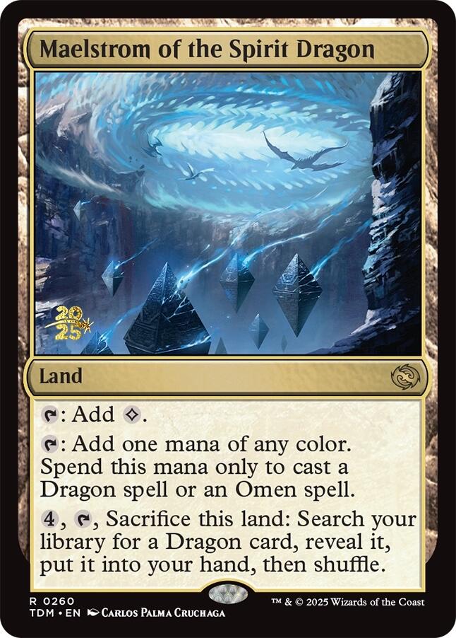 Maelstrom of the Spirit Dragon [Tarkir: Dragonstorm Prerelease Promos] Magic: The Gathering