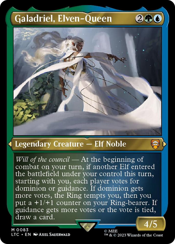 Galadriel, Elven-Queen (Display Commander) [The Lord of the Rings: Tales of Middle-Earth Commander] Magic: The Gathering