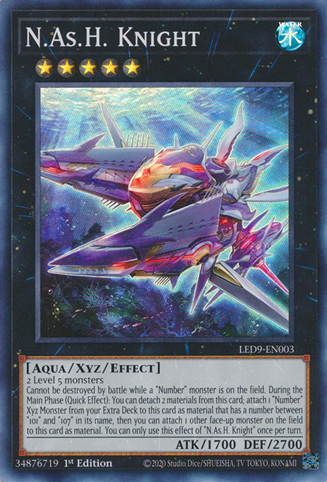 N.As.H. Knight [LED9-EN003] Super Rare - Yugioh Cards For Your TCG Needs!