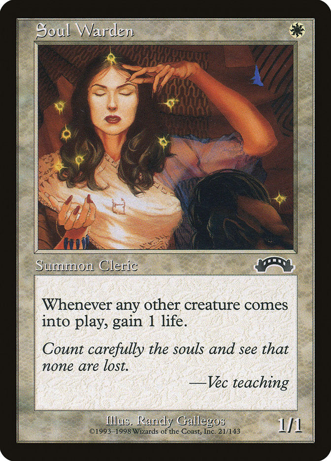 Soul Warden [Exodus] Magic: The Gathering