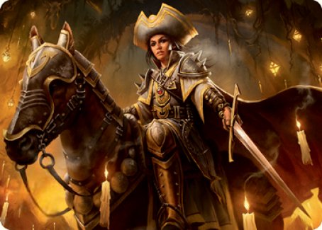 Seasoned Cathar Art Card [Innistrad: Midnight Hunt Art Series] Magic: The Gathering