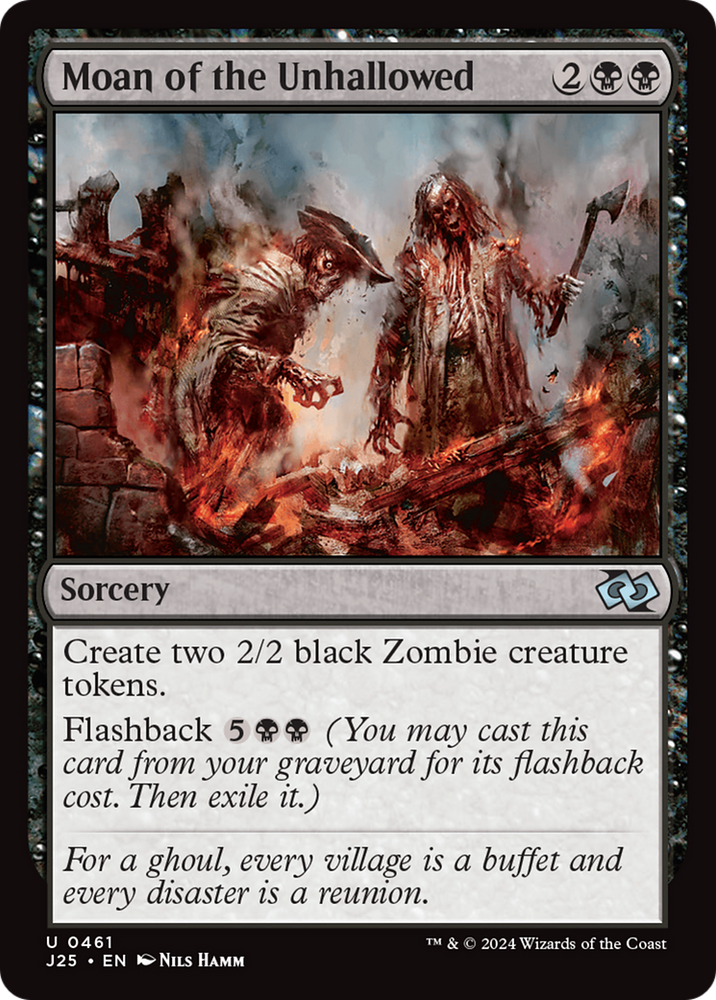 Moan of the Unhallowed [Foundations Jumpstart] Magic: The Gathering