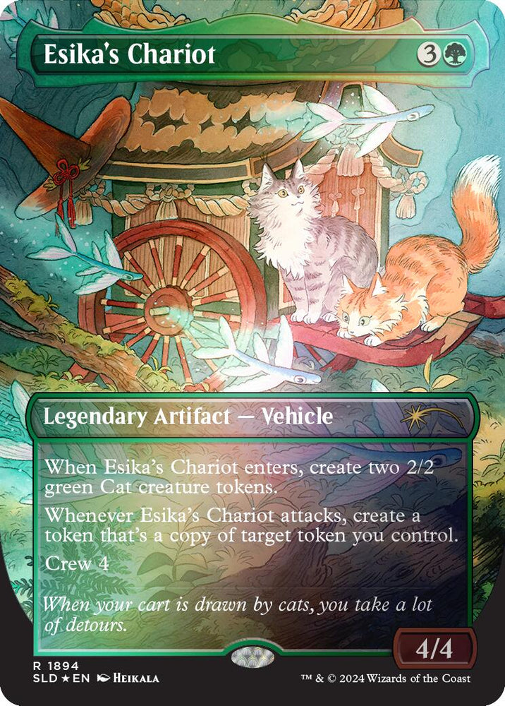 Esika's Chariot (Rainbow Foil) [Secret Lair Drop Series] Magic: The Gathering