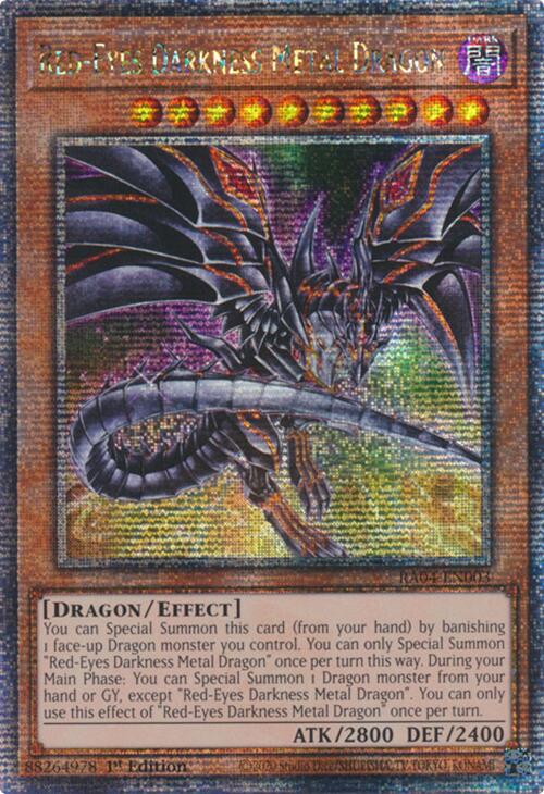 Red-Eyes Darkness Metal Dragon (Alternate Art) [RA04-EN003] - Yugioh Cards For Your TCG Needs!