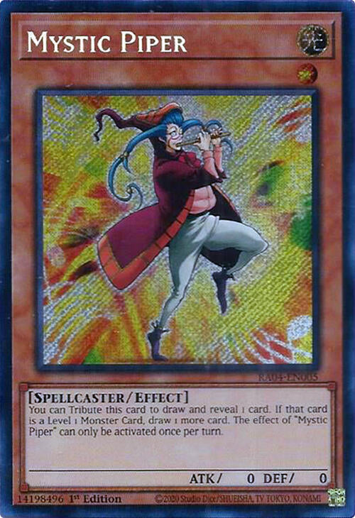 Mystic Piper [RA04-EN005] Secret Rare - Yugioh Cards For Your TCG Needs!