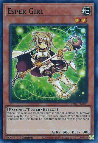 Esper Girl [RA04-EN006] Super Rare Yu-Gi-Oh!