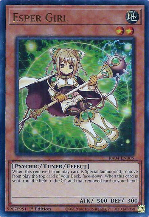Esper Girl [RA04-EN006] Ultra Rare Yu-Gi-Oh!