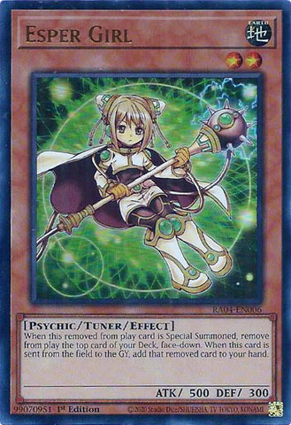 Esper Girl [RA04-EN006] Ultra Rare Yu-Gi-Oh!