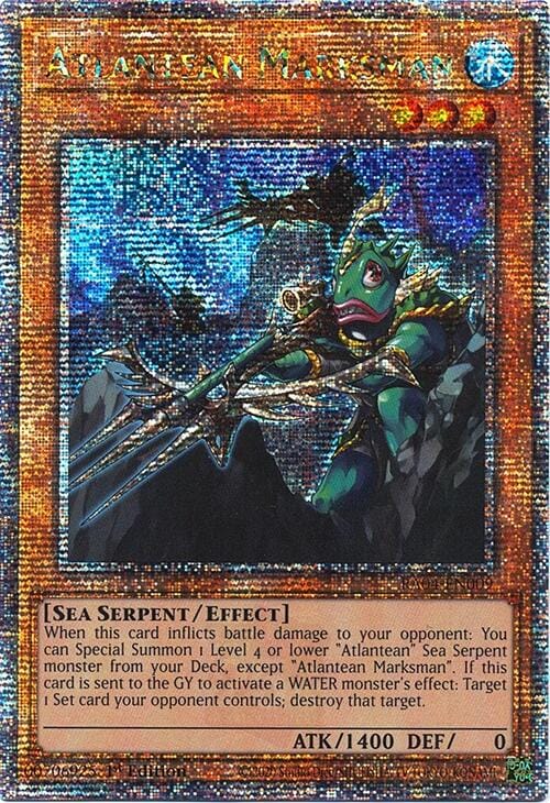 Atlantean Marksman [RA04-EN009] Quarter Century Secret Rare - Yugioh Cards For Your TCG Needs!