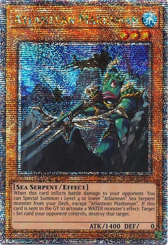 Atlantean Marksman [RA04-EN009] Quarter Century Secret Rare - Yugioh Cards For Your TCG Needs!