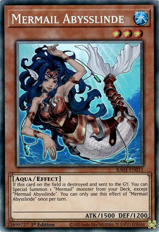Mermail Abysslinde [RA04-EN011] Prismatic Collector's Rare - Yugioh Cards For Your TCG Needs!
