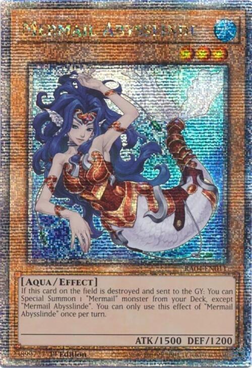 Mermail Abysslinde [RA04-EN011] Quarter Century Secret Rare - Yugioh Cards For Your TCG Needs!