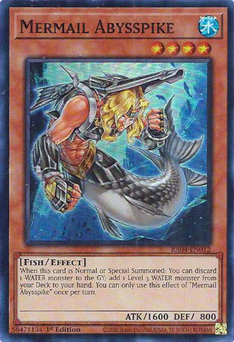 Mermail Abysspike [RA04-EN012] Super Rare Yu-Gi-Oh!