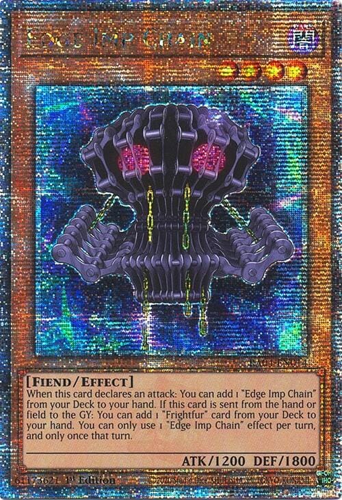 Edge Imp Chain [RA04-EN014] Quarter Century Secret Rare - Yugioh Cards For Your TCG Needs!