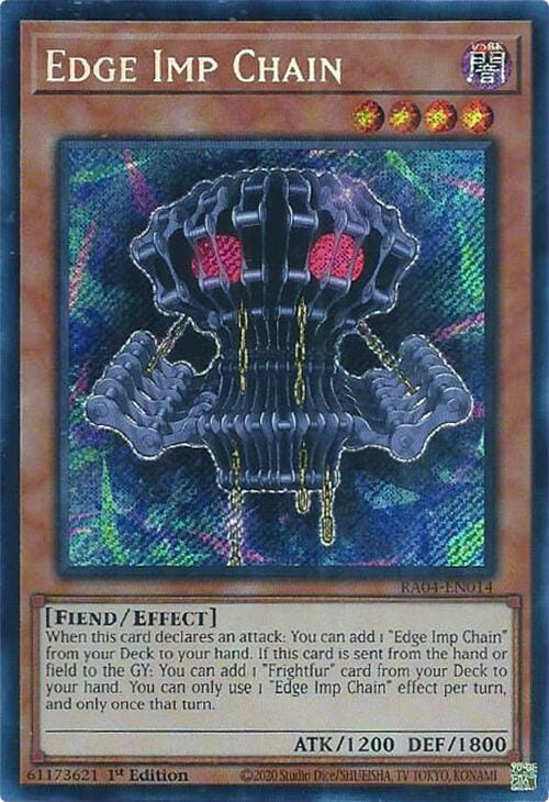 Edge Imp Chain [RA04-EN014] Secret Rare - Yugioh Cards For Your TCG Needs!
