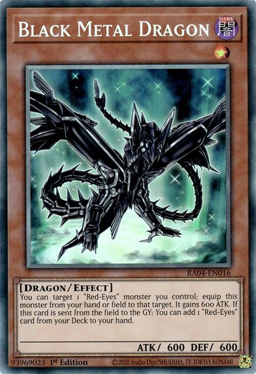 Black Metal Dragon [RA04-EN016] Prismatic Collector's Rare - Yugioh Cards For Your TCG Needs!