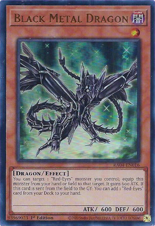Black Metal Dragon [RA04-EN016] Ultra Rare Yu-Gi-Oh!
