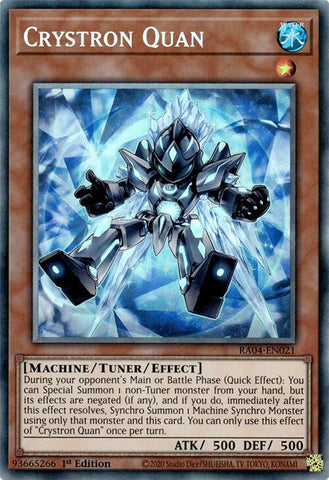 Crystron Quan [RA04-EN021] Prismatic Collector's Rare - Yugioh Cards For Your TCG Needs!