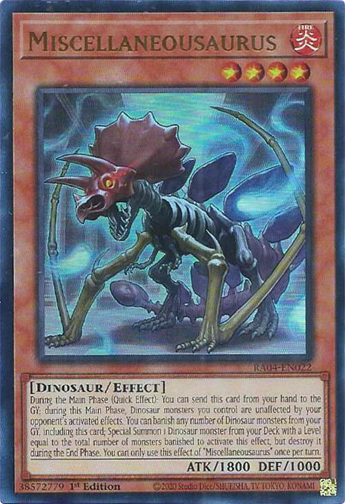 Miscellaneousaurus [RA04-EN022] Ultra Rare Yu-Gi-Oh!