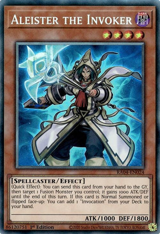 Aleister the Invoker (Alternate Art) [RA04-EN024] Prismatic Collector's Rare - Yugioh Cards For Your TCG Needs!