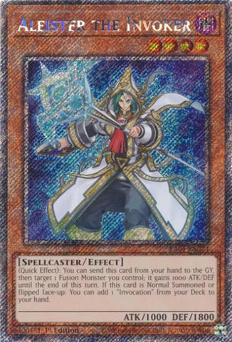 Aleister the Invoker (Alternate Art) [RA04-EN024] Platinum Secret Rare Yu-Gi-Oh!
