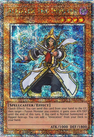 Aleister the Invoker (Alternate Art) [RA04-EN024] Quarter Century Secret Rare Yu-Gi-Oh!