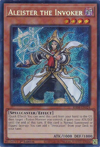 Aleister the Invoker (Alternate Art) [RA04-EN024] Secret Rare Yu-Gi-Oh!