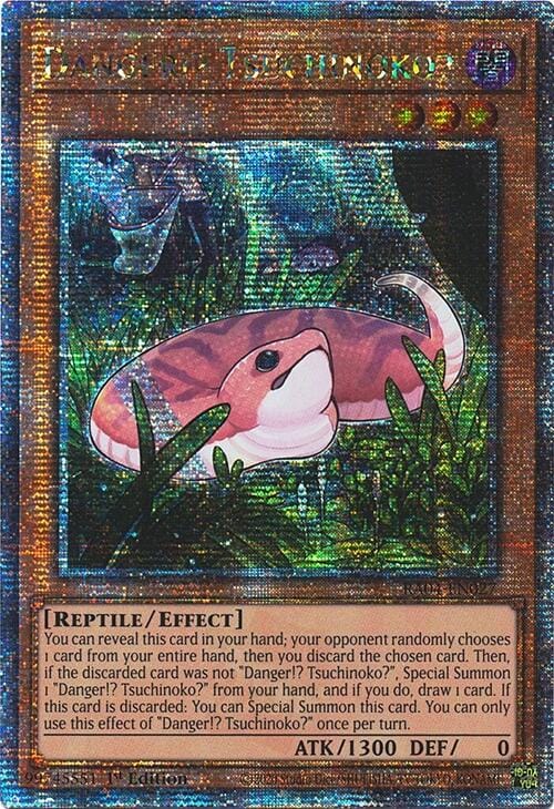 Danger!? Tsuchinoko? [RA04-EN027] Quarter Century Secret Rare - Yugioh Cards For Your TCG Needs!