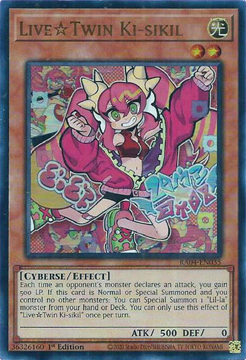 LiveTwin Ki-sikil [RA04-EN035] Ultra Rare Yu-Gi-Oh!