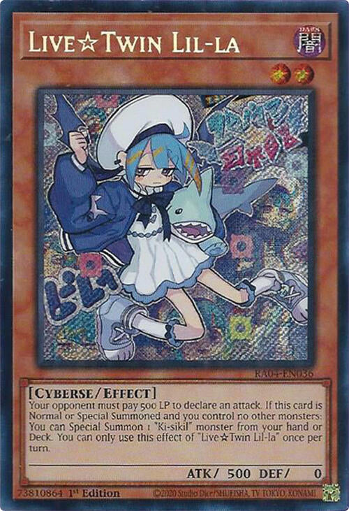 LiveTwin Lil-la [RA04-EN036] Secret Rare - Yugioh Cards For Your TCG Needs!