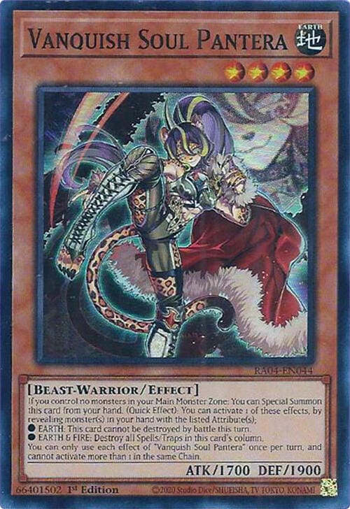 Vanquish Soul Pantera [RA04-EN044] Super Rare