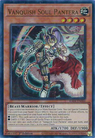 Vanquish Soul Pantera [RA04-EN044] Ultra Rare Yu-Gi-Oh!