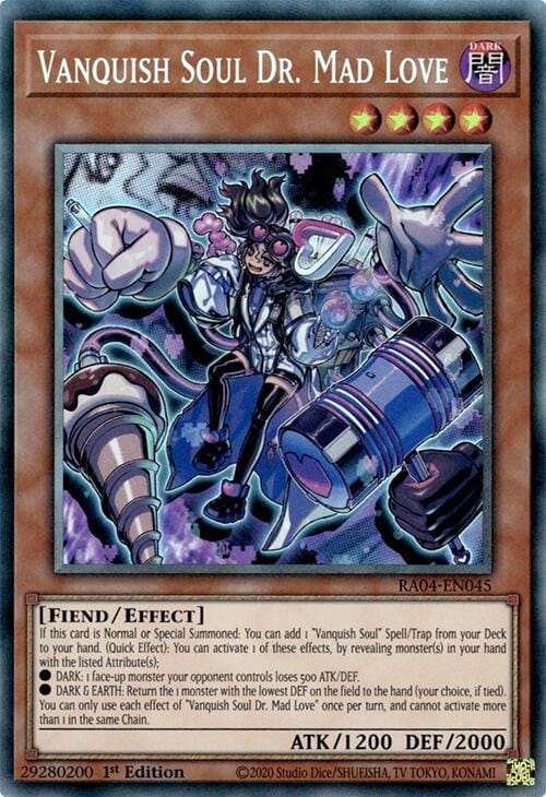 Vanquish Soul Dr. Mad Love [RA04-EN045] Prismatic Collector's Rare - Yugioh Cards For Your TCG Needs!