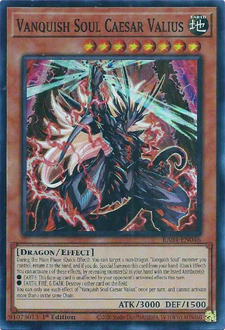 Vanquish Soul Caesar Valius [RA04-EN046] Super Rare Yu-Gi-Oh!