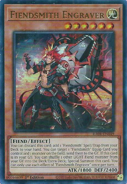 Fiendsmith Engraver [RA04-EN049] Ultra Rare Yu-Gi-Oh!