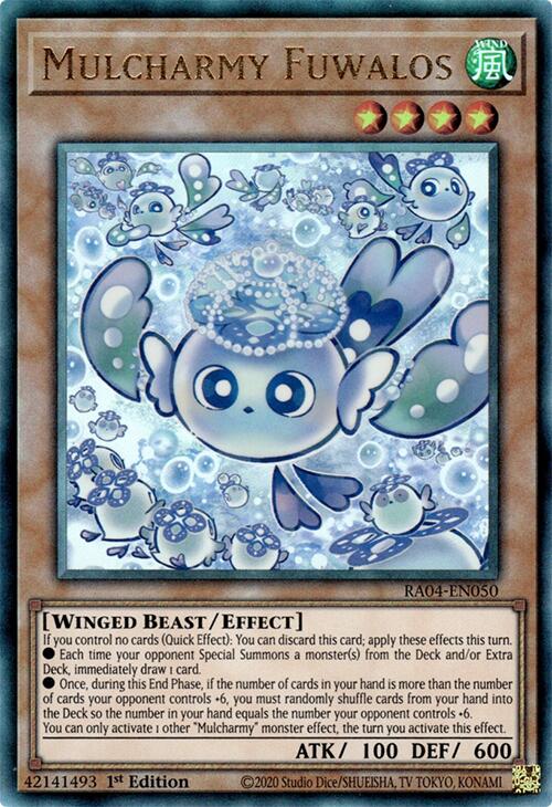 Mulcharmy Fuwalos [RA04-EN050] Prismatic Ultimate Rare Yu-Gi-Oh!