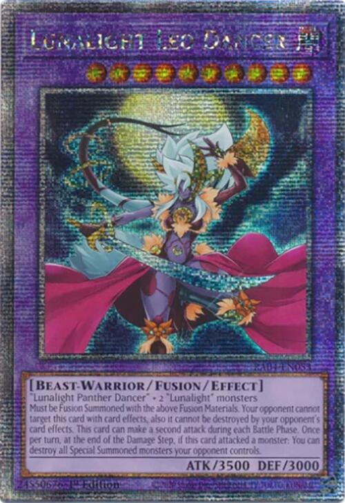 Lunalight Leo Dancer [RA04-EN053] Quarter Century Secret Rare - Yugioh Cards For Your TCG Needs!
